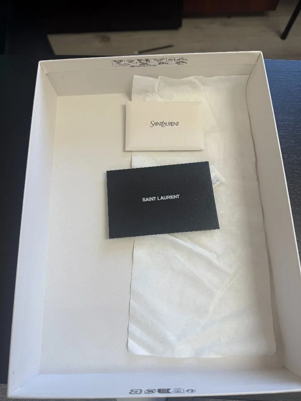 Authentic Saint Laurent Box 13x10x2.5